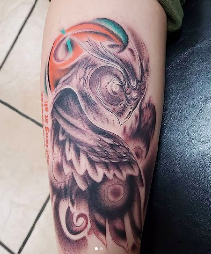 Tattoos - Abstract Owl - 142445